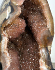 Unique Large Natural Quartz Geode with Stunning Peach Tone - MWS2171