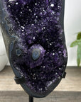 Natural Agate & Amethyst Geode on Metal Stand - MWS3180