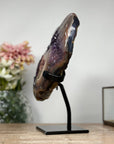 Amazing Natural Amethyst Stone Heart Carving - MWS1047