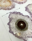 Amethyst Stalactite Slices Wholesale Flat - Ideal for Pendants - STS0070
