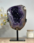 Outstanding Natural Amethyst Geode with Colorful Shell - MWS1427