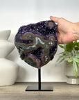 Top Grade Amethyst Stone with Stalactite Eyes Formations - MWS3039