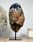 Unique Natural Caramel Tone Quartz Druzy Geode - MWS1522