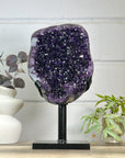 Top Grade Uruguayan Amethyst Geode - Stand Included - MWS3147