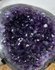 Uruguayan Amethyst Geode on Metal Stand - MWS3105