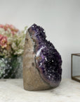 A+ Grade Natural Amethyst Cathedral, Deep Purple Crystals - CBP1026