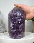 Deep Purple Natural Large Stone Tower - STP0165