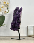 Uruguayan Amethyst Crystal Cluster on Custon made Stand - MWS2895