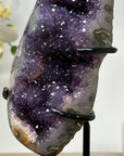 Beautiful Amethyst & Green Jasper Crystal Cluster - MWS1394