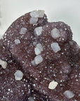 Huge Natural Lavander Amethyst Cluster with Calcite Formations - MWS2749