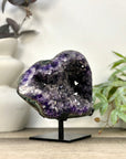 Large Natural Amethyst Geode on Stand for home Decor - MWS3279