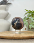 Amethyst Druzy & Agate Sphere Geode from Uruguay - SPH0173