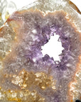 XXL Amethyst & Quartz Geode Slice Portal - MWS2333