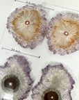 Amethyst Stalactite Slices Wholesale Flat - Ideal for Pendants - STS0070