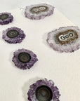 Amethyst Stalactite Slices Wholesale Flat - Ideal for Pendants - STS0055