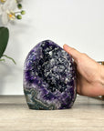 Top Quality Natural Amethyst Geode with Calcite Formations - CBP1262
