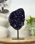 Top Grade Natural Amethyst Specimen on Metal Stand - MWS3067