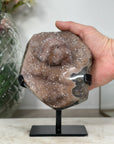 Beautful Quartz Druzy Covered Calcite - AWS0459