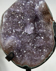 Stunning Amethyst Cluster with Green Jasper Shell - AWS1083