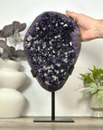 Large Natural Amethyst Specimen with Calcite Inclusions - MWS3092