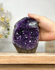 Self Standing Amethyst Cathedral - Deep Purple Crystals - CBP1112