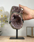 Stunning Rainbow Amethyst Crystal Geode - MWS1877