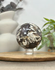 Natural Amethyst Druzy & Agate Sphere Geode - SPH0162
