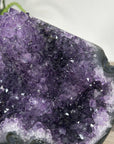 Amethyst Crystal Cluster on Stand – Stalactite Mineral Specimen for Collector Display - MWS2686