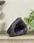 Natural Amethyst Geode with Calcite Inclusion from Uruguay - STGE0064