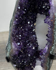 Natural Amethyst Geode with Green Jasper Shell - MWS2353