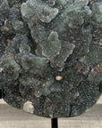 Natural Green Tone Sugar Quartz Specimen - Stand Included - MWS3198