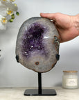 Natural Amethyst & Quartz Geode - MWS1435