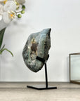 Rare Natural Quartz Druzy Geode with Hematite Formation - MWS2867