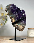 Deep Purple A Grade Natural Amethyst Crystal Cluster - MWS1650