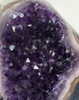 Amethyst Crystal Geode with Natural Agate Shell - MWS2796