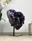 Deep Purple Natural Amethyst Stone Heart - HST0286