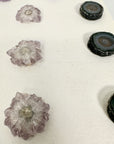 Genuine Amethyst & Agate Stalactite Slices Flat - Perfect for Crafting Unique Jewelry - STS0062
