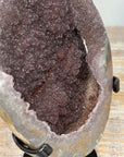 Beautiful Rose Tone Sugar Druzy Geode - MWS1462