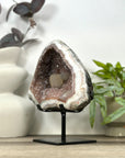 Unique Natural Jasper Geode with Orande Quartz interior and Calcite Formation - MWS3165