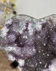 Beautiful Spirit Amethyst Heart with Stalactite Formations - HST0265