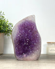 Amethyst Stone Flame Carving - FST0170