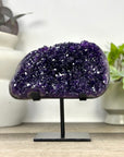 Top Grade Amethyst Crystal Specimen on Metal Stand - MWS3380
