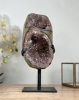 Stunning Rainbow Amethyst Crystal Geode - MWS1877