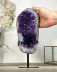 Large Amethyst Crystal Cluster on Stand for Home Decor Display - MWS2685
