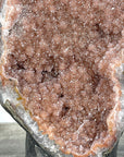Huge 17 in Tall Natural Sugar Quartz Statement Piece from Uruguay - CBP1442
