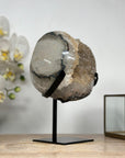 Natural Yellow Sugar Druzy Geode - MWS1890