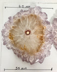 Amethyst Stalactite Slices Wholesale Flat - Ideal for Pendants - STS0070