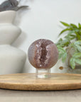 Amethyst Druzy Sphere Geode with Crystal Formation - SPH0175