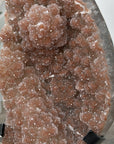 Orange Tone Sugar Quartz Crystal on Stand - Ideal for Home or Office Display - MWS2611