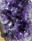 Natural Amethyst Cluster with Huge Deep Purple Crystals - MWS1710